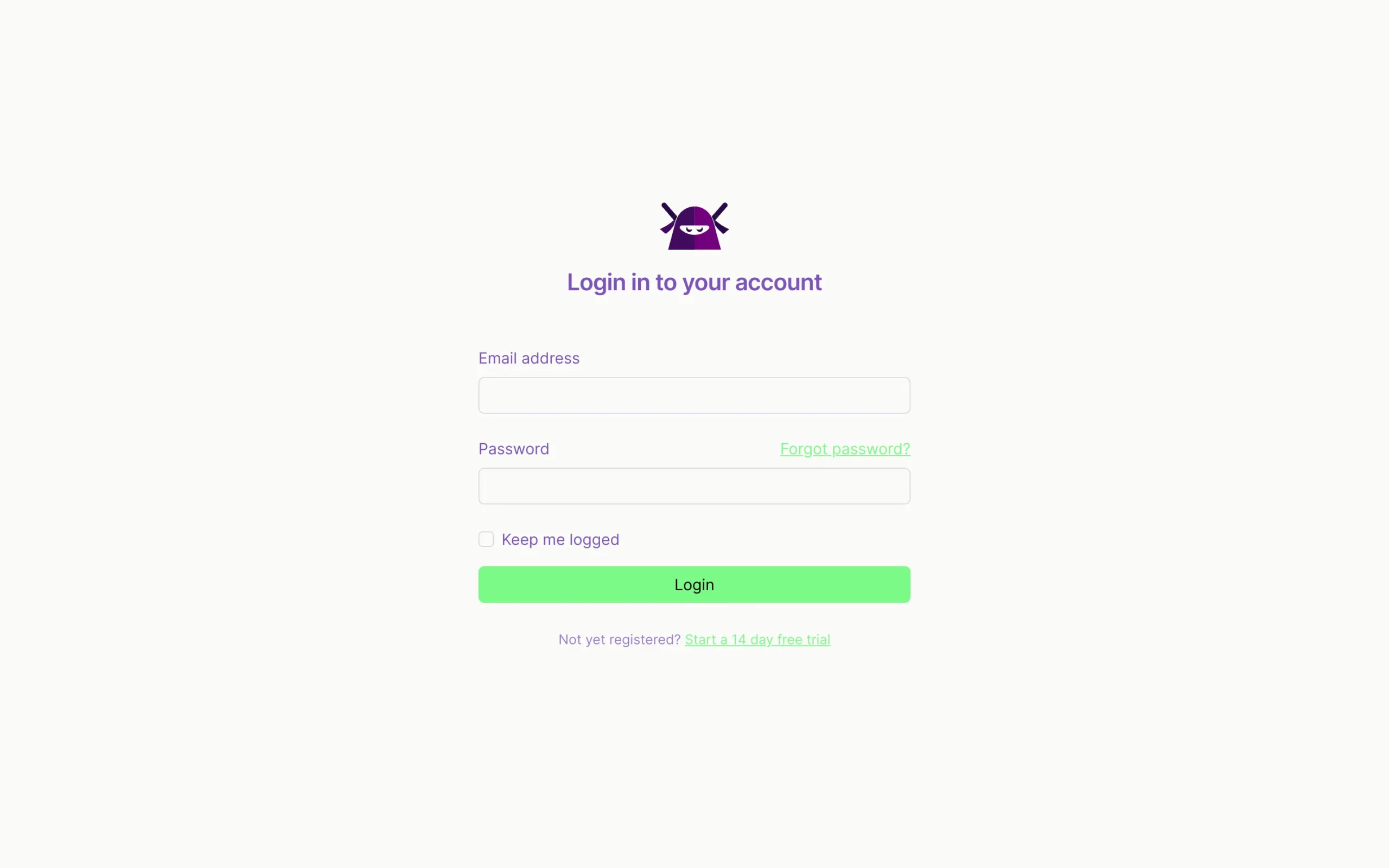 Simple login form Bootstrap 5 components